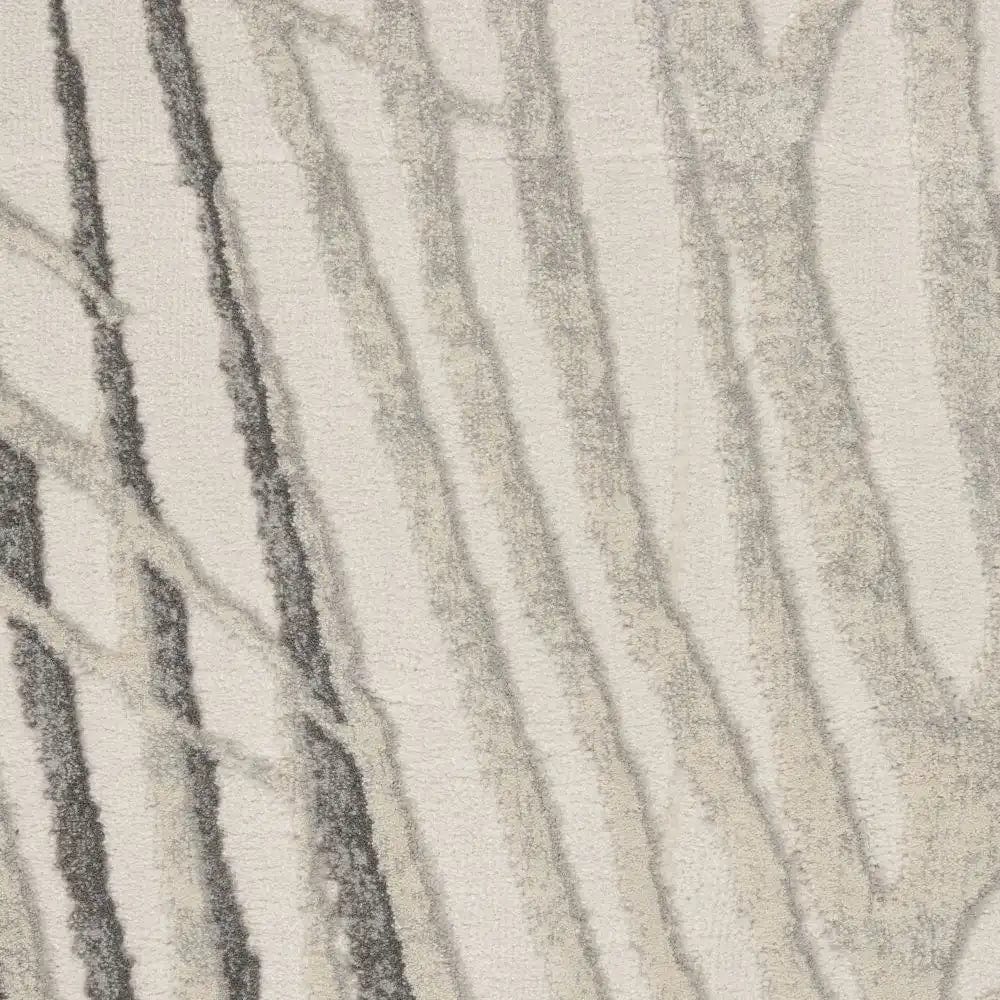 Rustic Textures RUS17 Ivory Grey Runner - Image 3