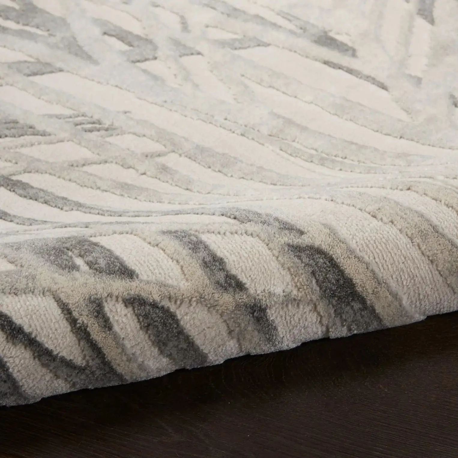 Rustic Textures RUS17 Ivory Grey Runner - Image 5