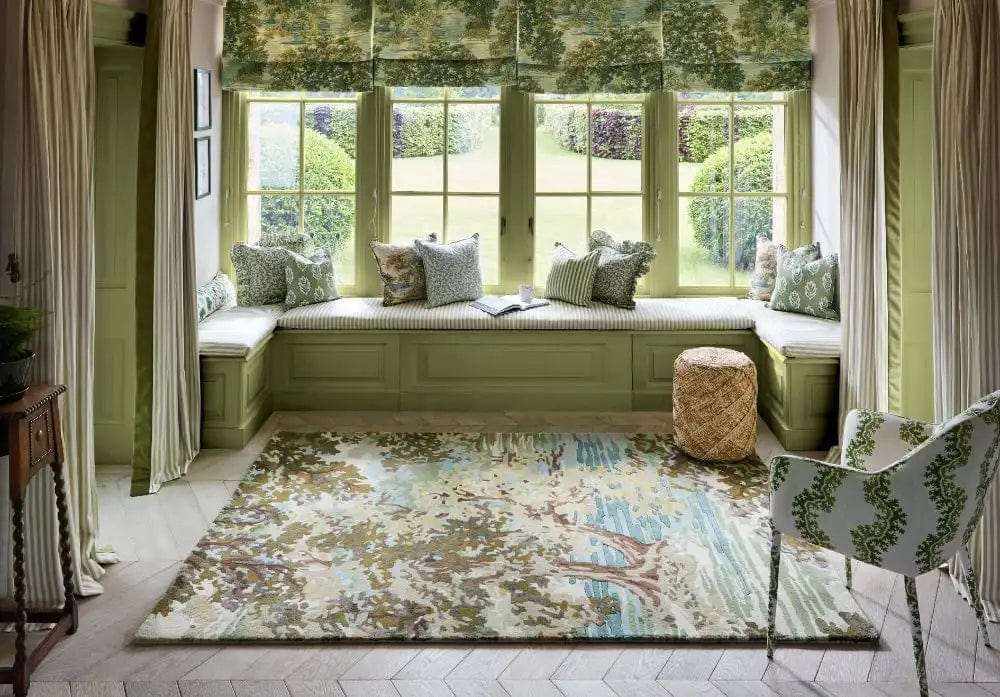 Sanderson Ancient Canopy Fawn/Olive Green 146701