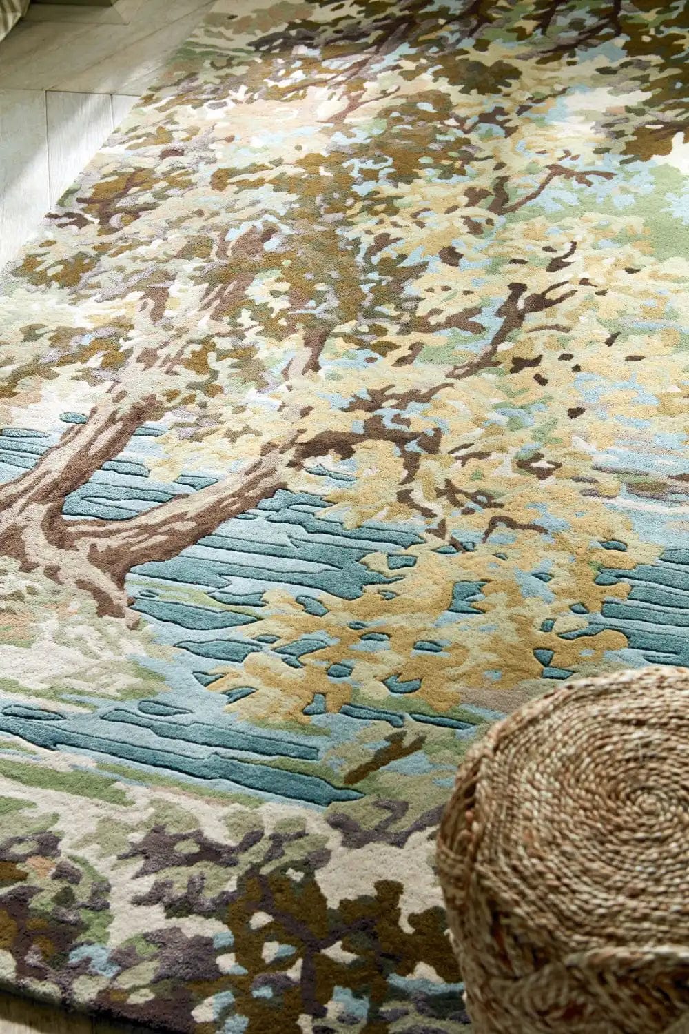 Sanderson Ancient Canopy Fawn/Olive Green 146701 - Image 3