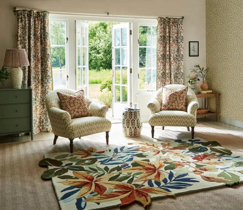Sanderson Robins Wood Russet Brown 146501