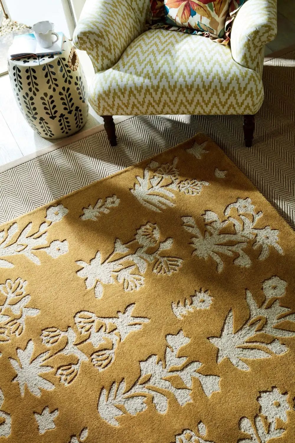 Sanderson Woodland Glade Gold 146806 - Image 3
