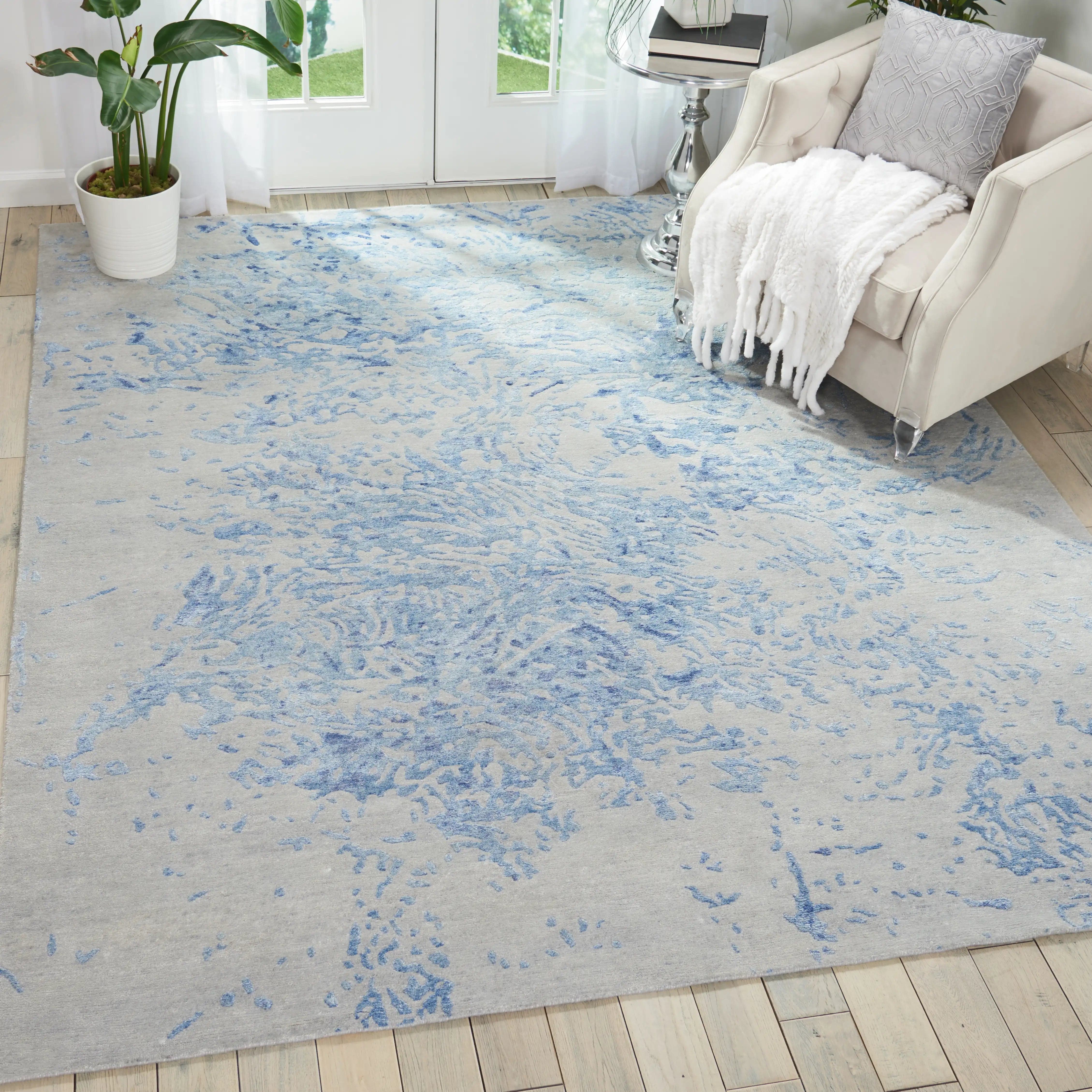 Silk Shadows SHA18 Grey Blue