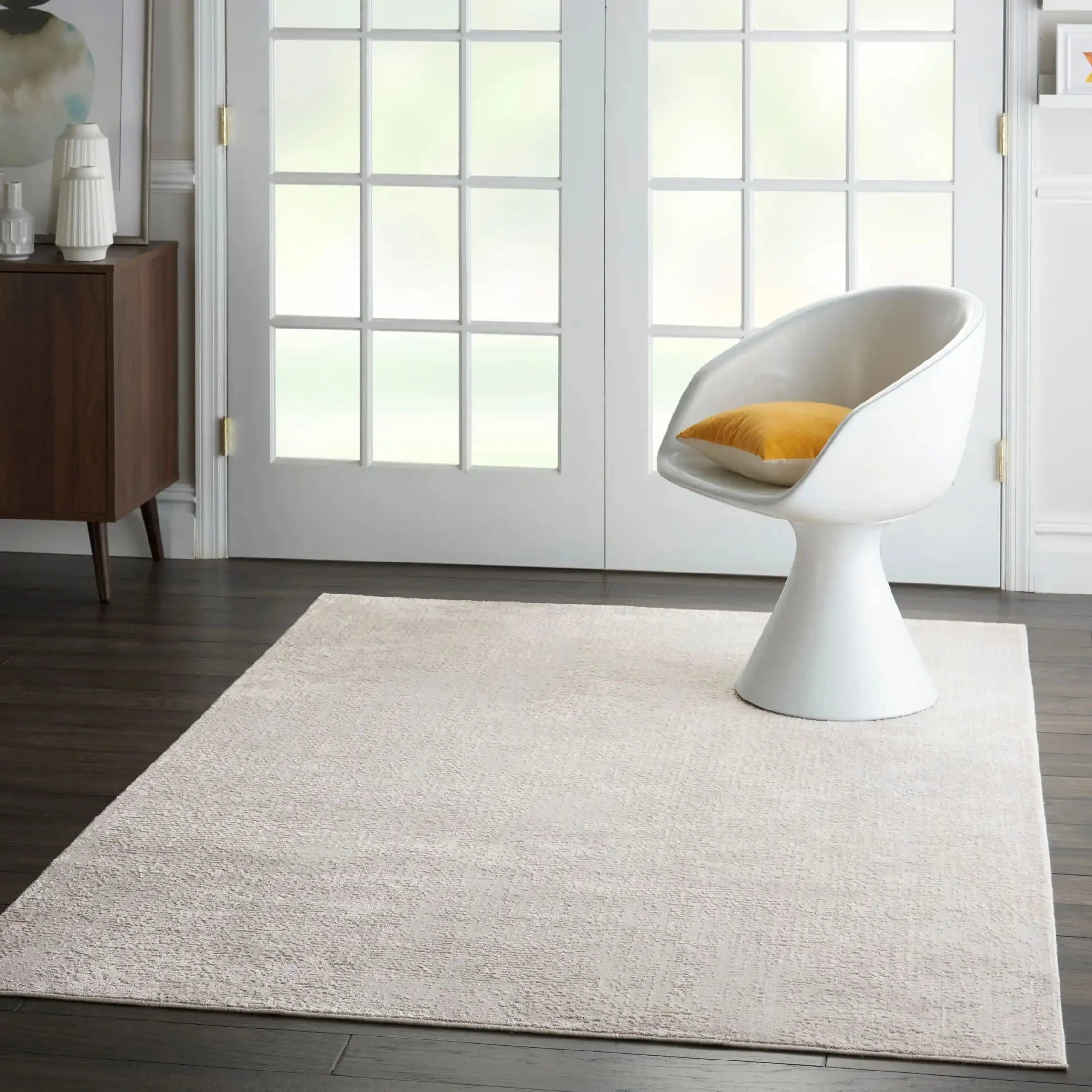 Silky Textures SLY01 Ivory Grey