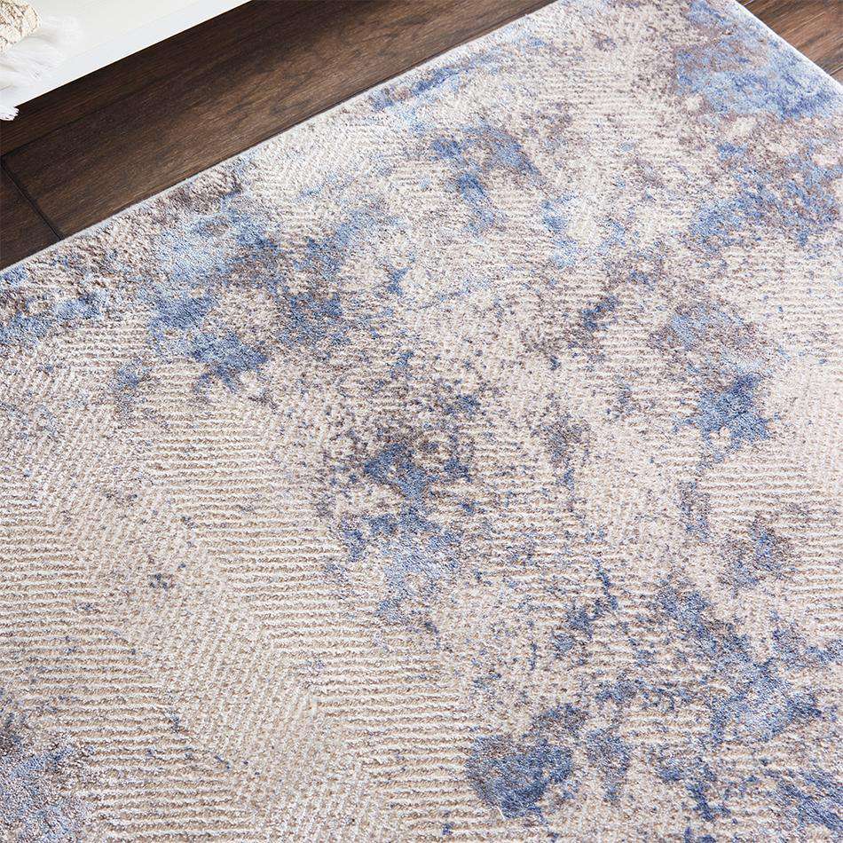 Silky Textures SLY04 Blue Ivory Grey - Image 5