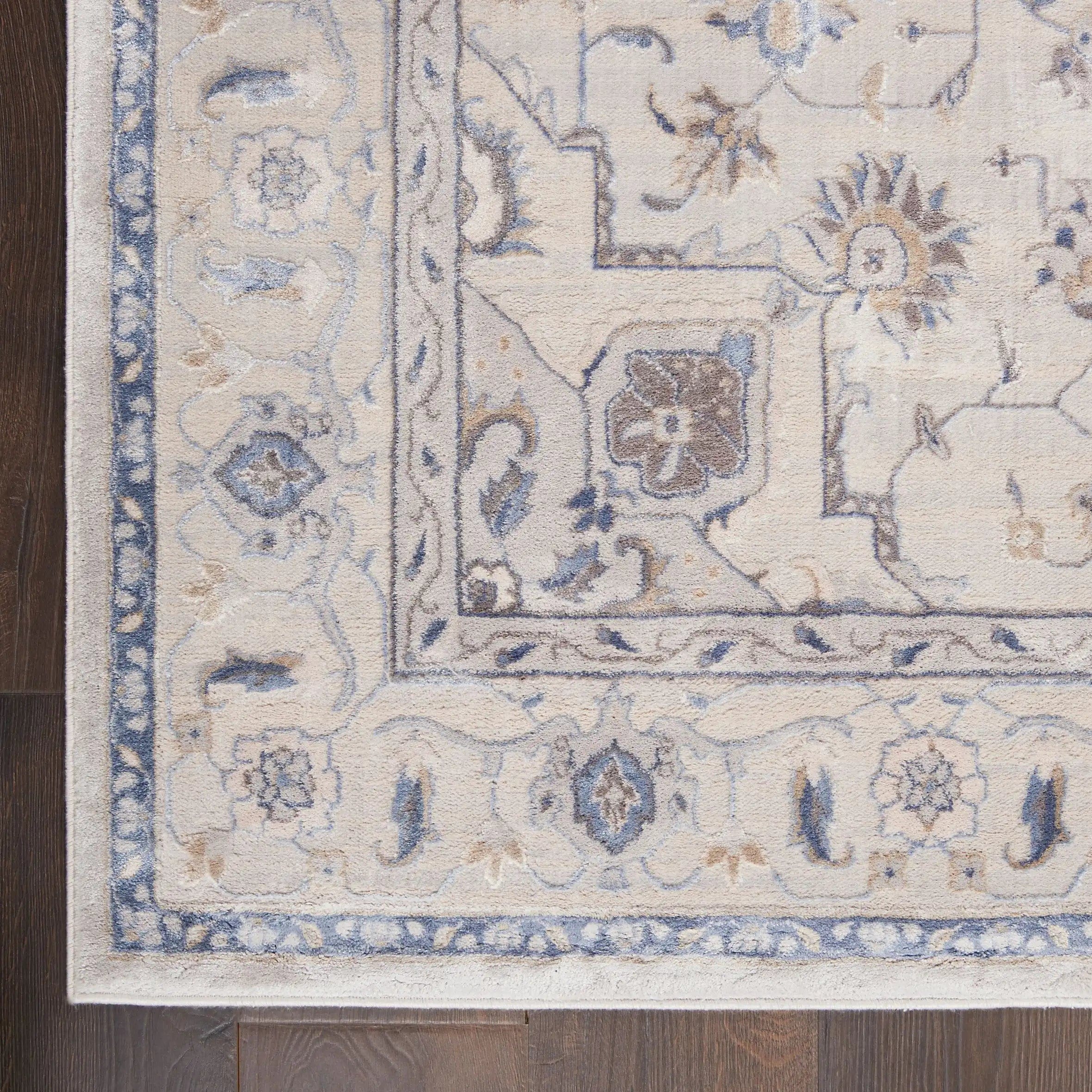 Silky Textures SLY08 Ivory Grey Runner - Image 3
