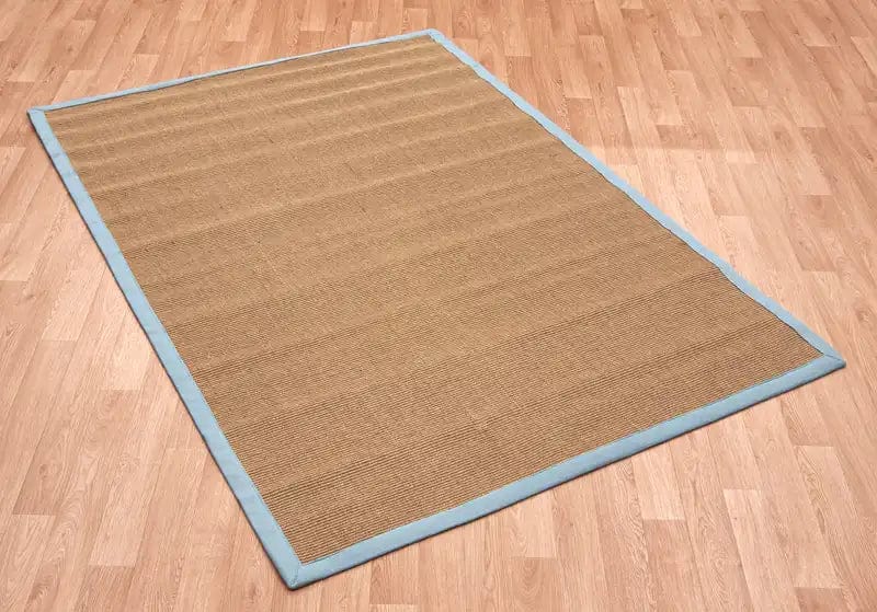 Sisal Linen/Aqua Runner