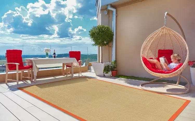 Sisal Linen/Orange Runner - Image 2