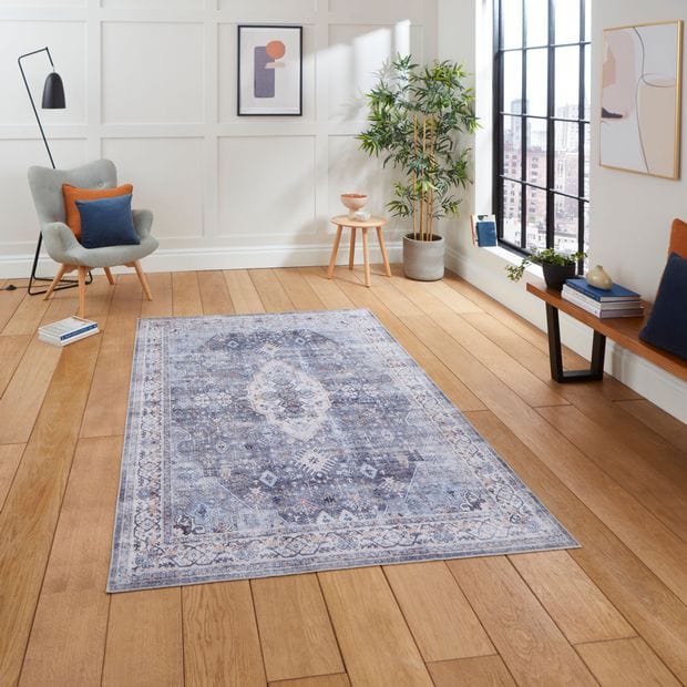 Tabriz Washable H1156 Blue