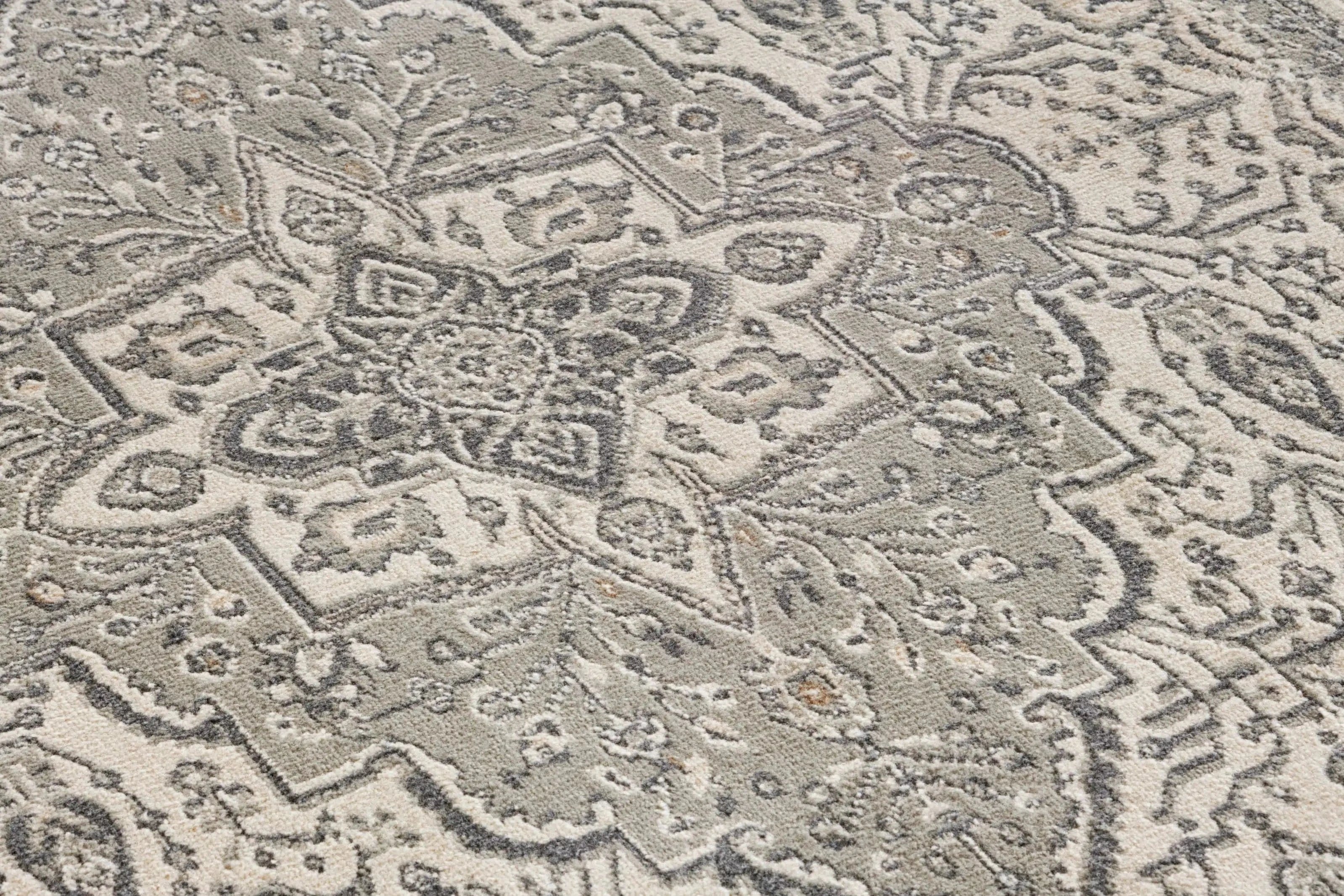 Terrain 105605 Orken Cream Grey Rug - Image 4