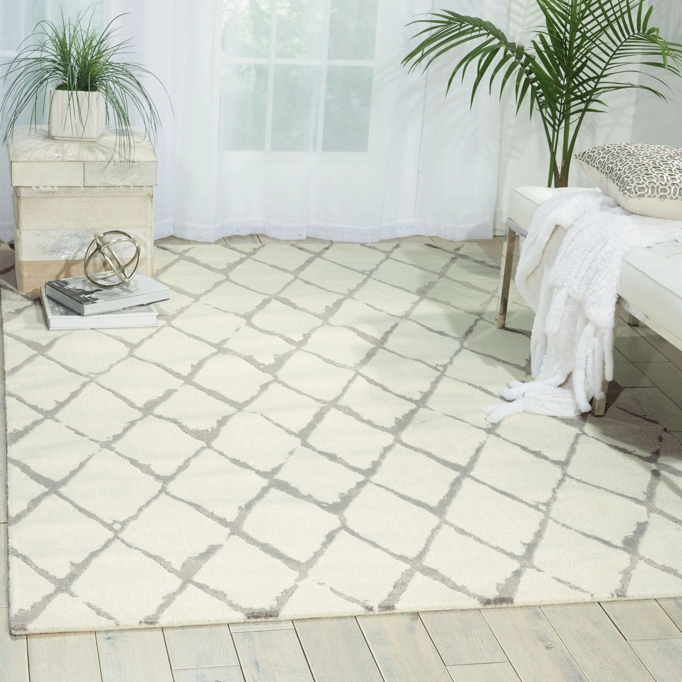 Twilight Nourison TWI15 Ivory Grey