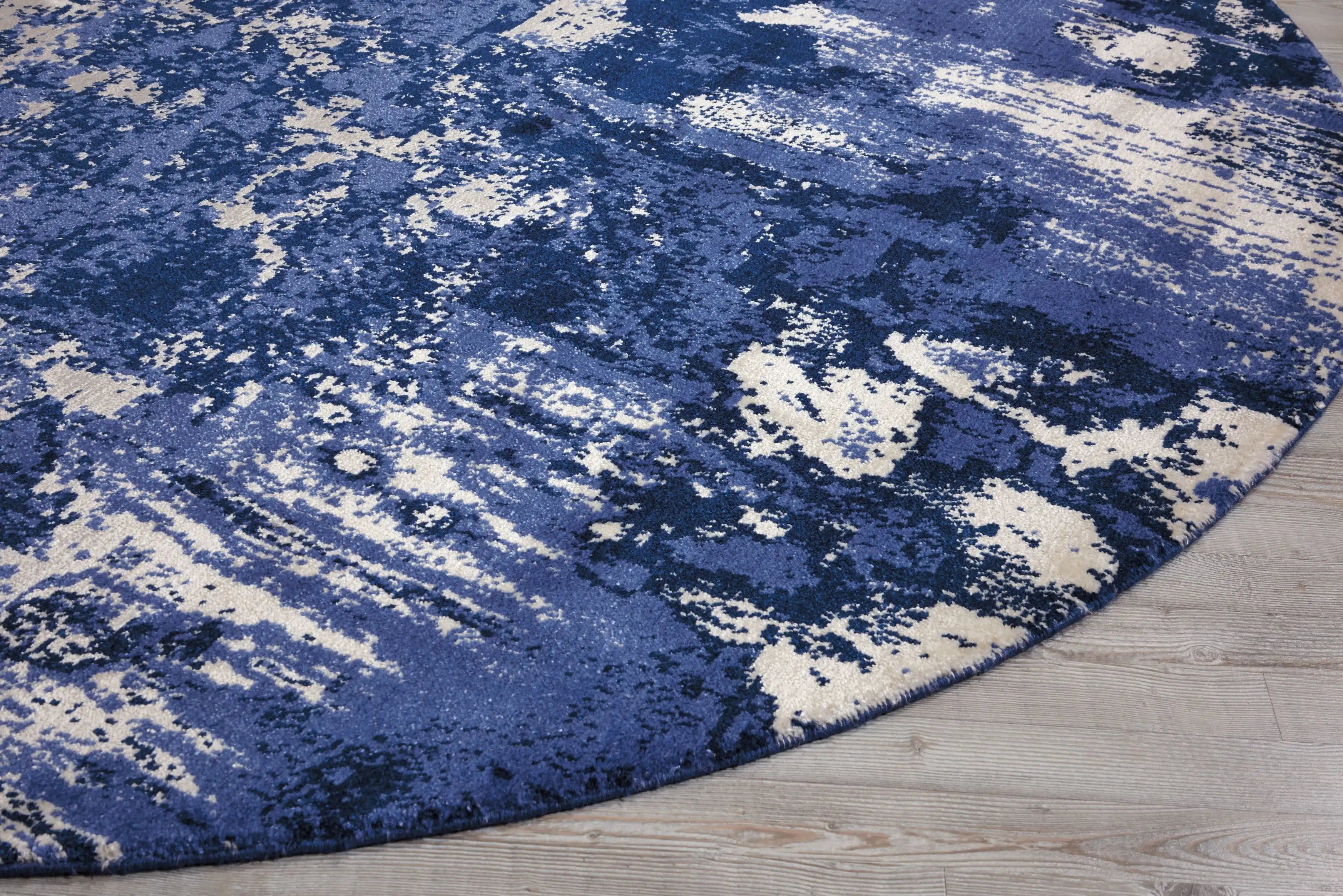 Twilight TWI24 Blue/Ivory Round - Image 5