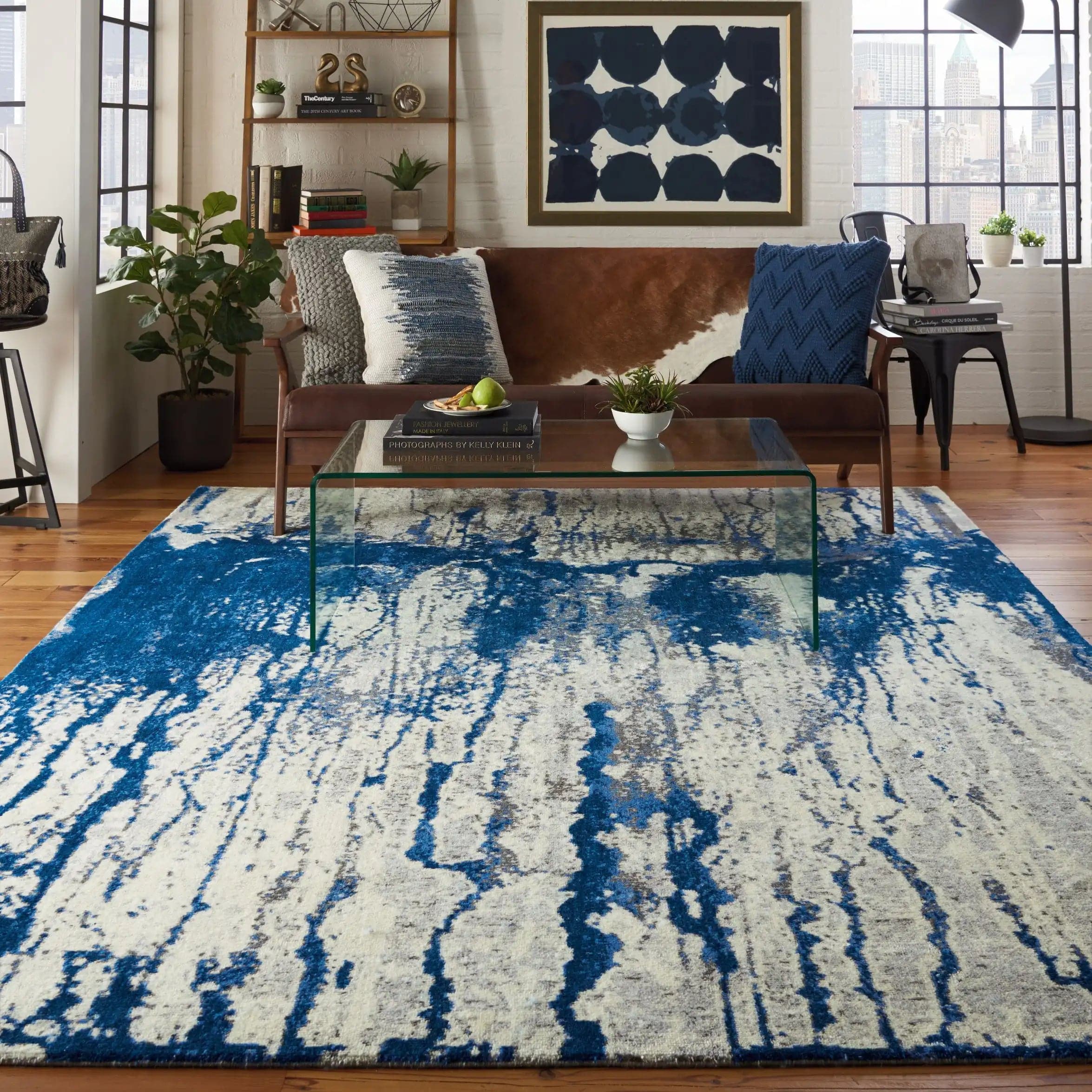 Twilight TWI29 Ivory Blue Round