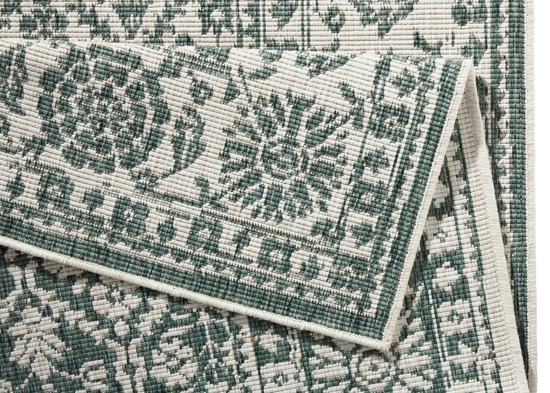 Twin 103115 Green Cream Rug - Image 5