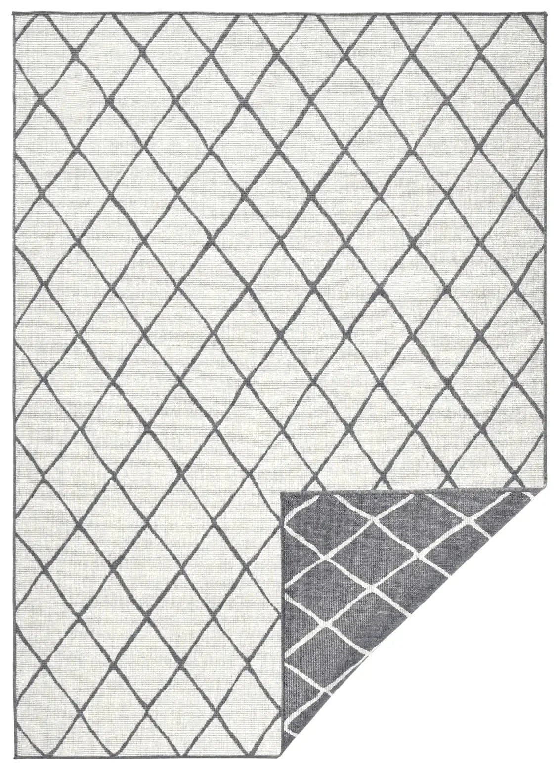 Twin 103118 Grey Cream Rug - Image 2