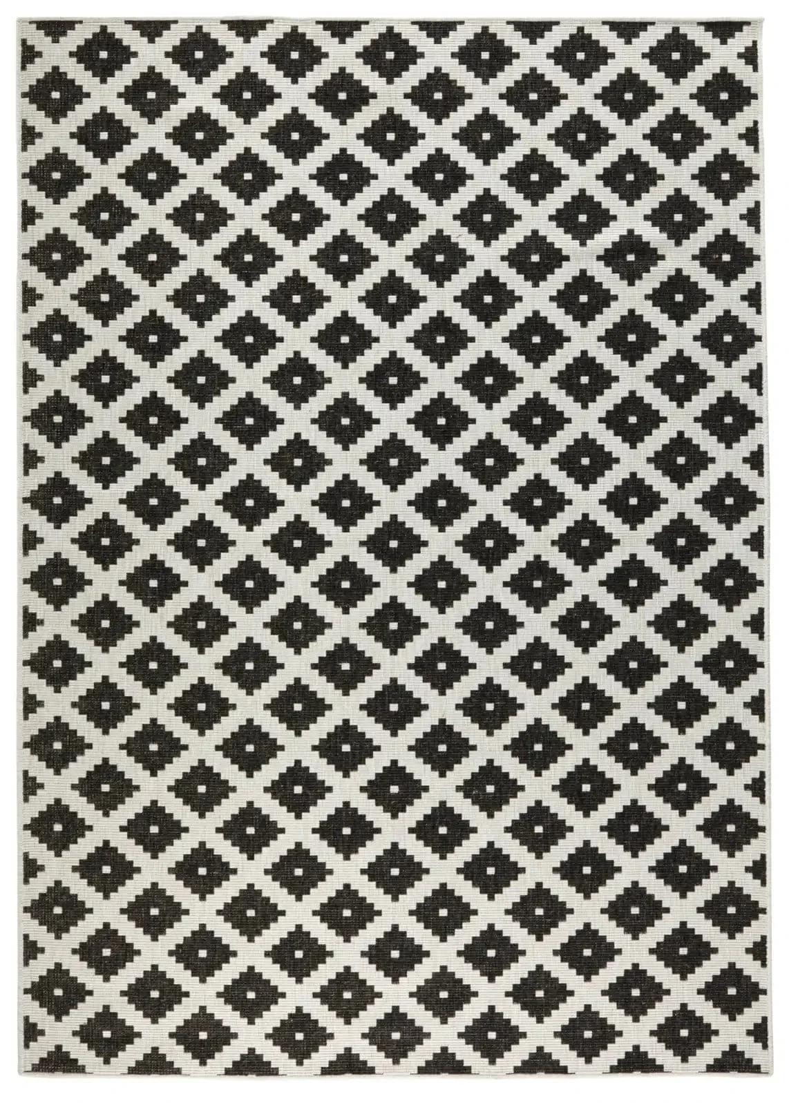 Twin 103124 Black Cream Rug - Image 2