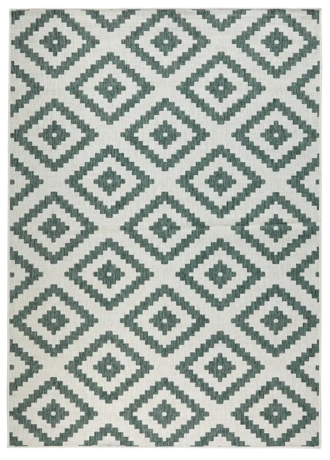 Twin 103131 Green Cream Rug - Image 2