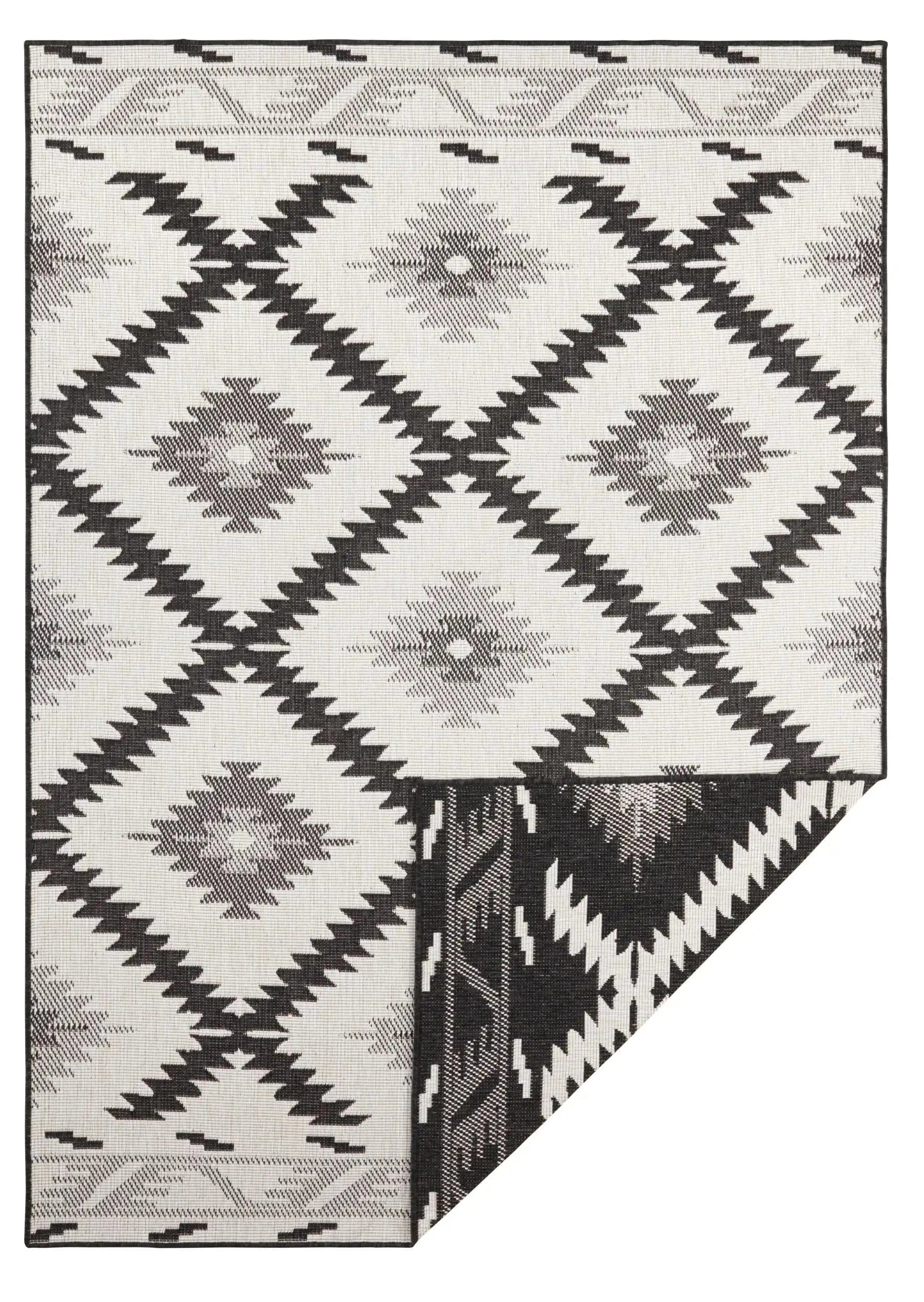 Twin Supreme 103429 Malibu Black Cream Rug - Image 2