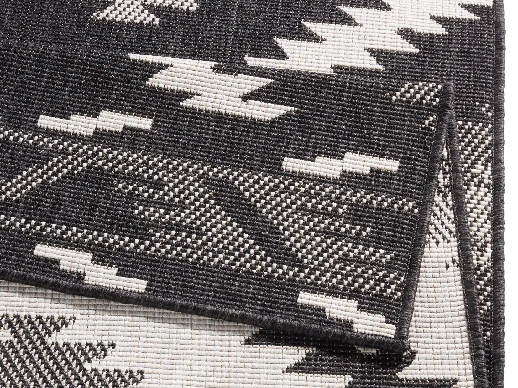 Twin Supreme 103429 Malibu Black Cream Rug - Image 4