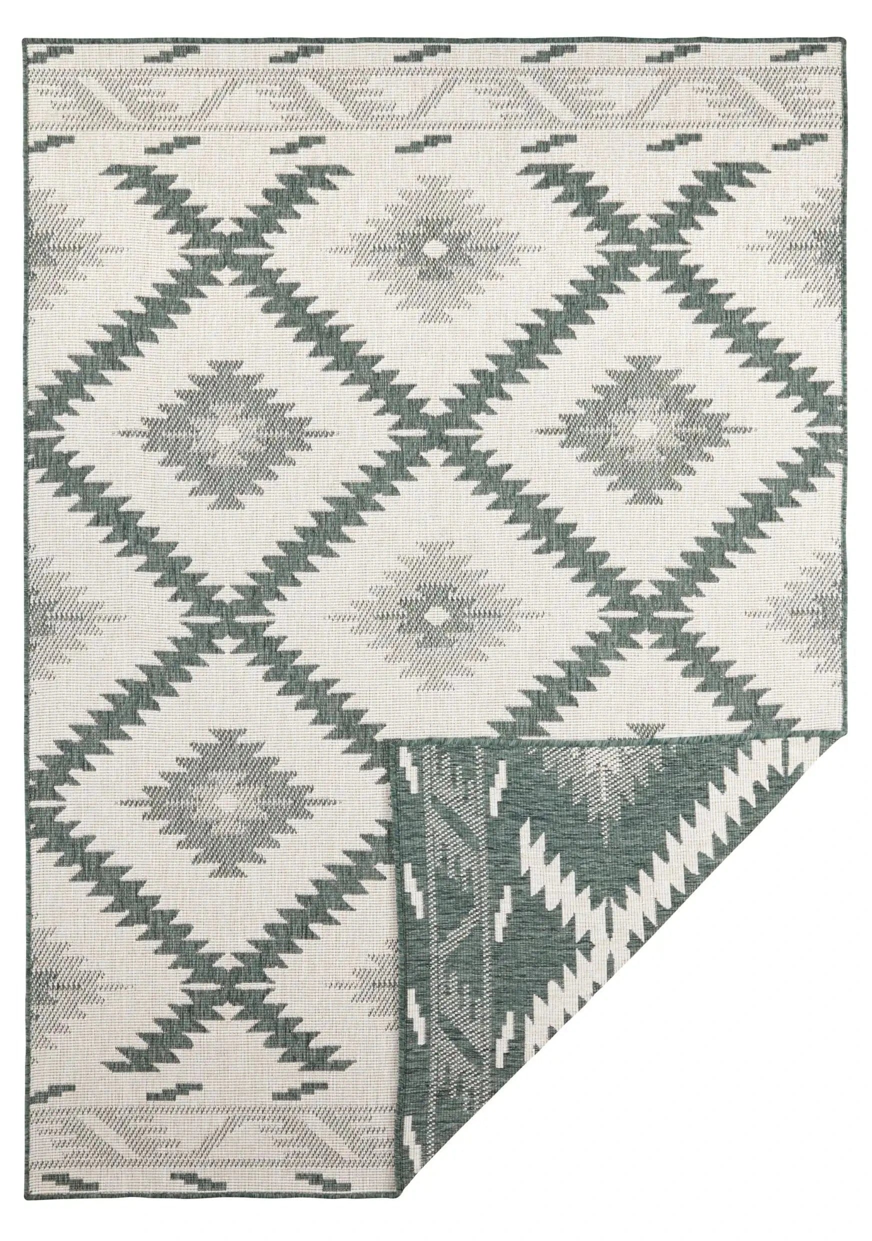 Twin Supreme 103431 Malibu Green Cream Rug - Image 3