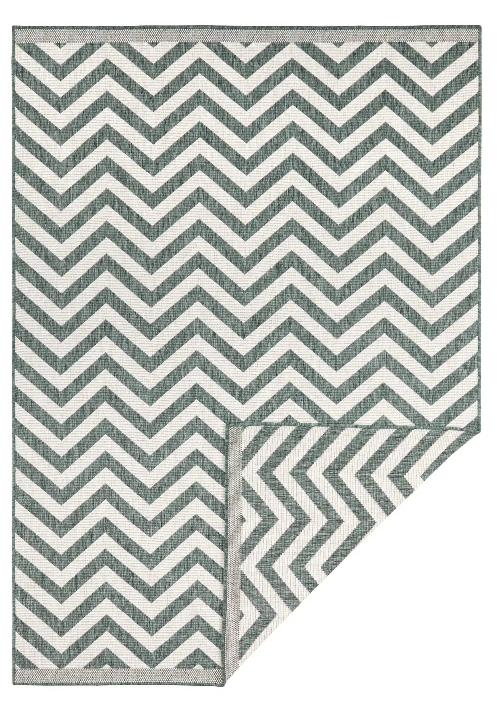 Twin Supreme 103436 Palma Green Cream Rug - Image 2