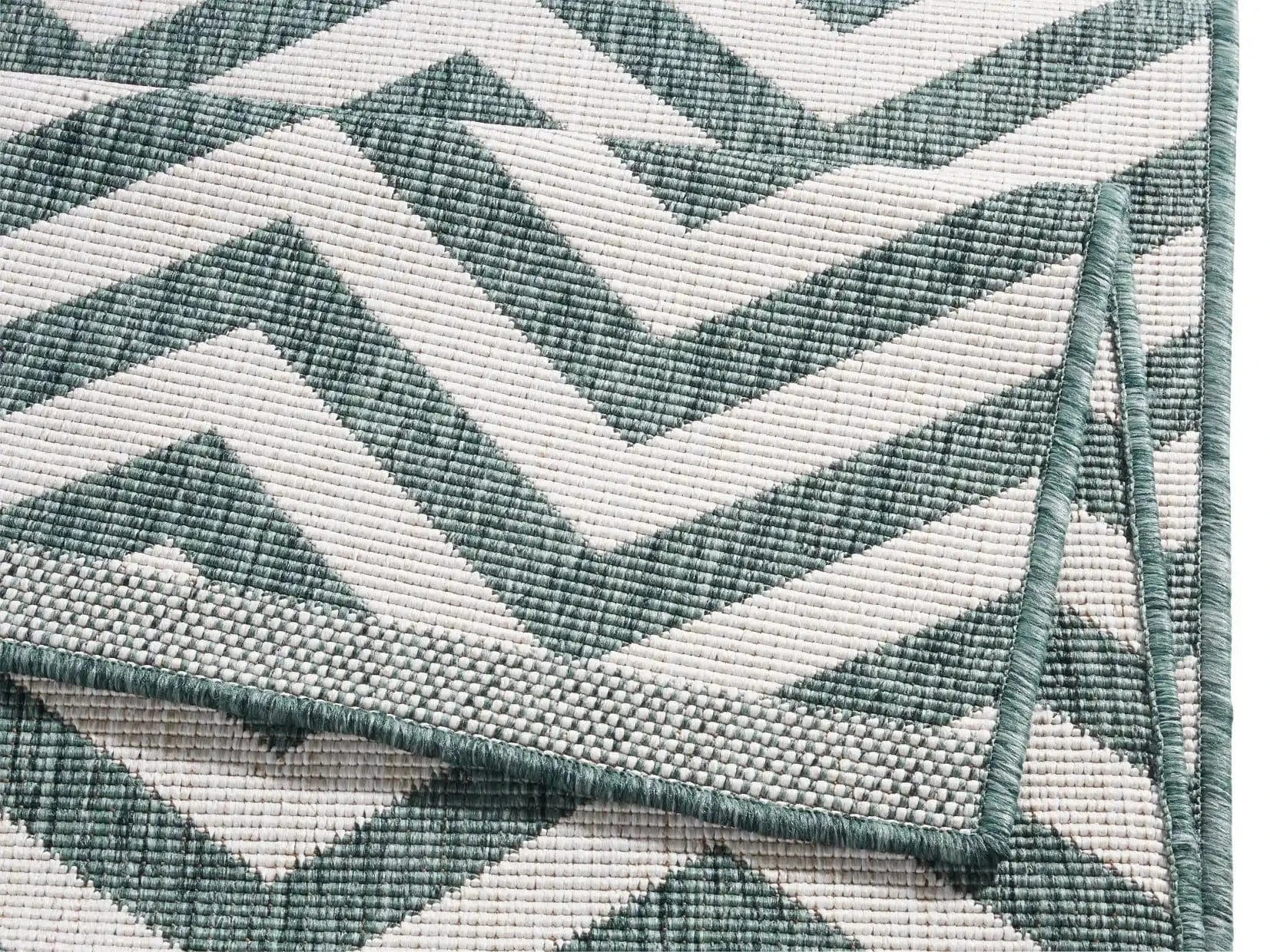 Twin Supreme 103436 Palma Green Cream Rug - Image 3