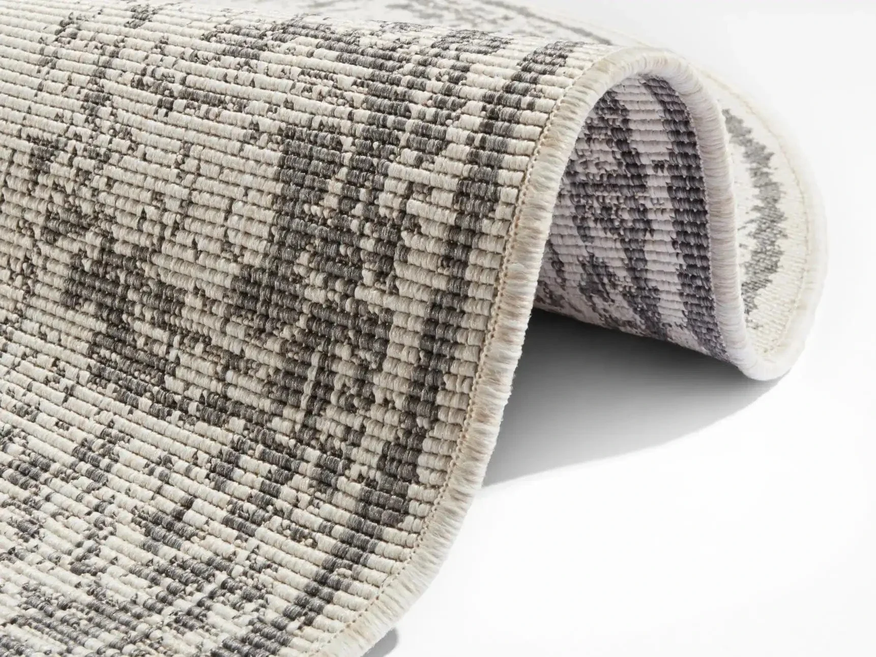 Twin Supreme 104136 Borbon Grey Cream Rug - Image 3