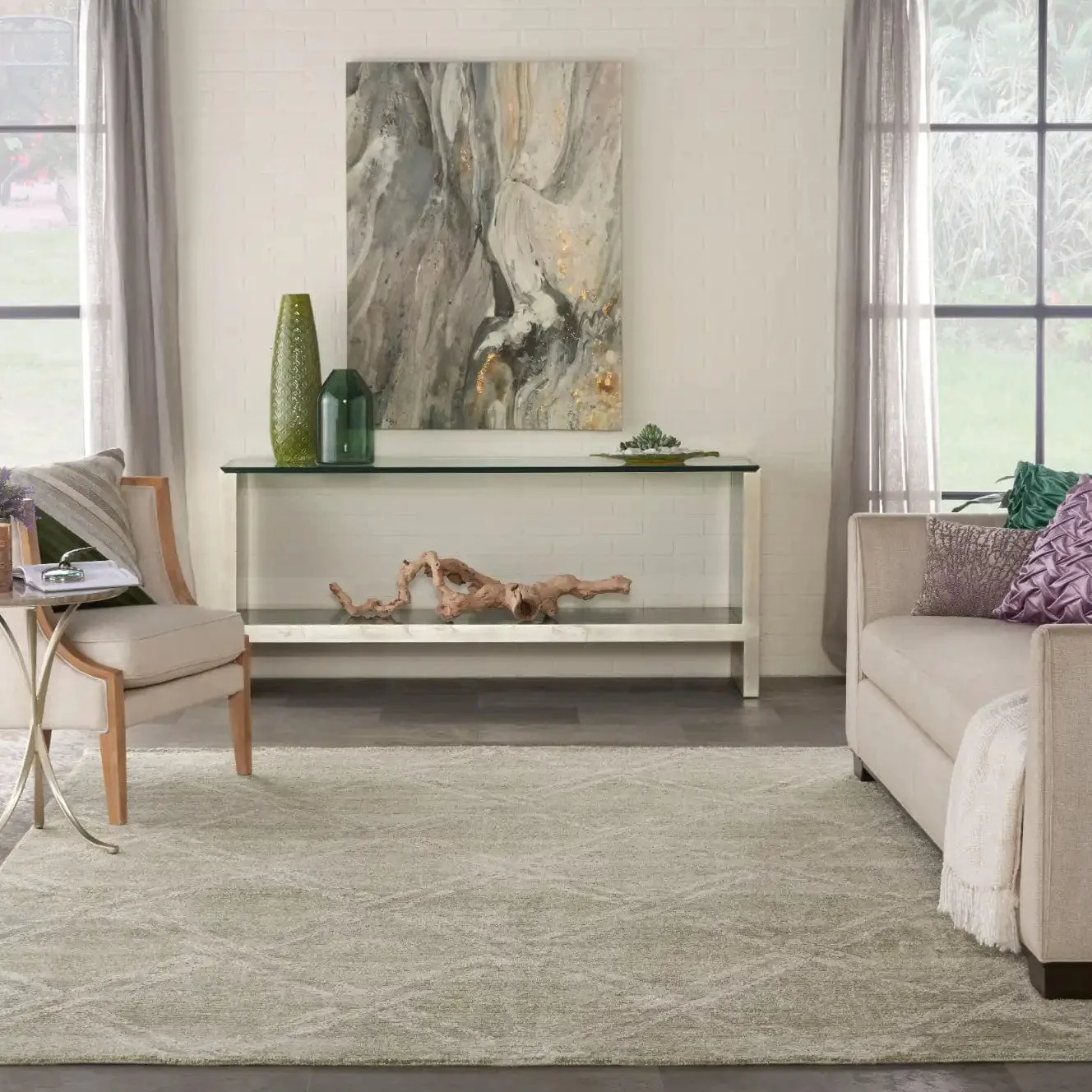 Venosa VSN01 Green Ivory Runner - Image 4