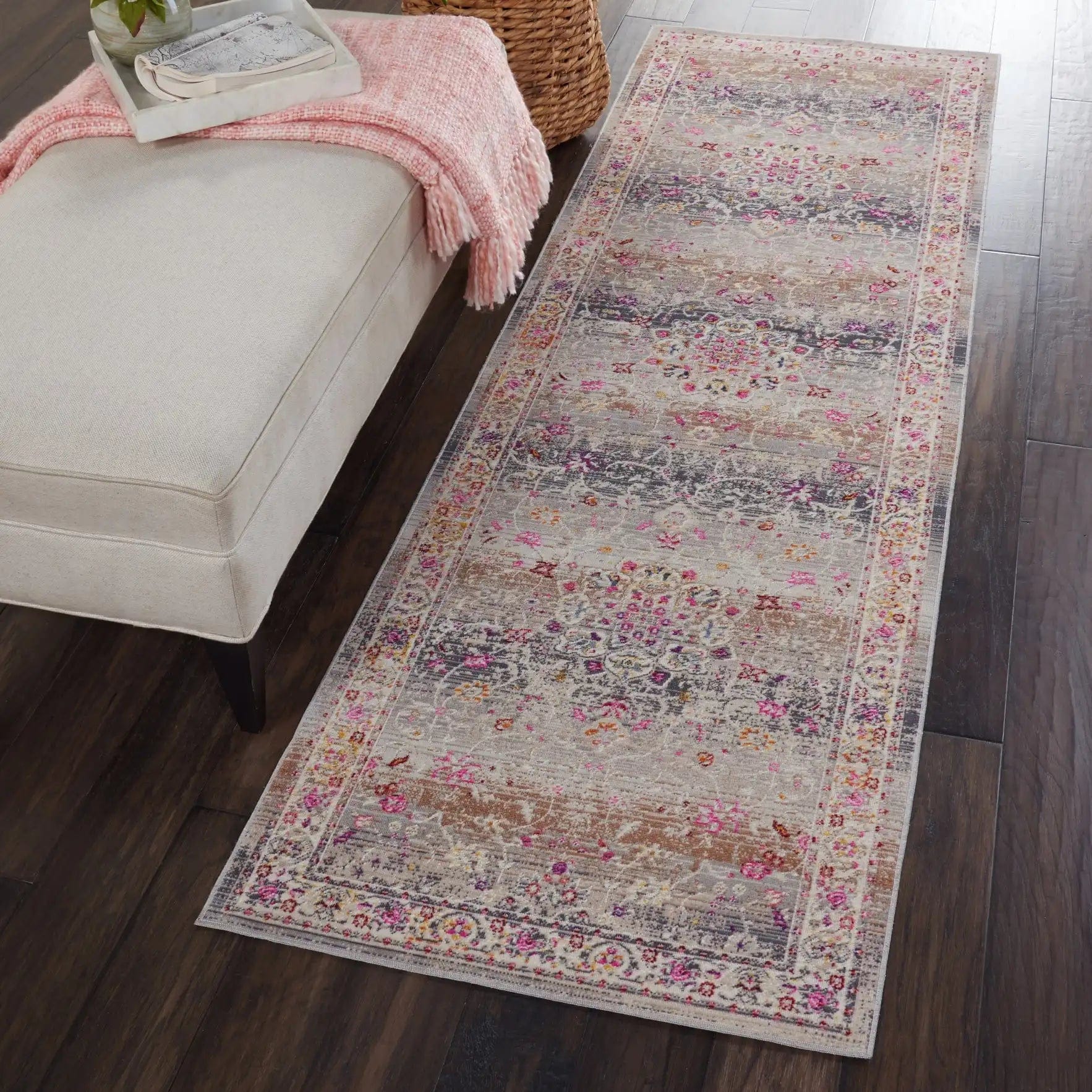 Vintage Kashan VKA01 Grey - Image 5