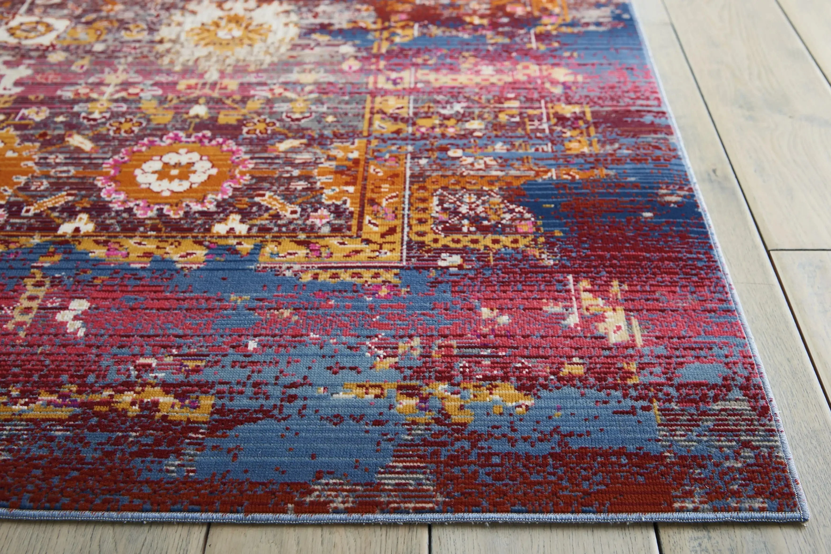 Vintage Kashan VKA03 Red Multi - Image 2