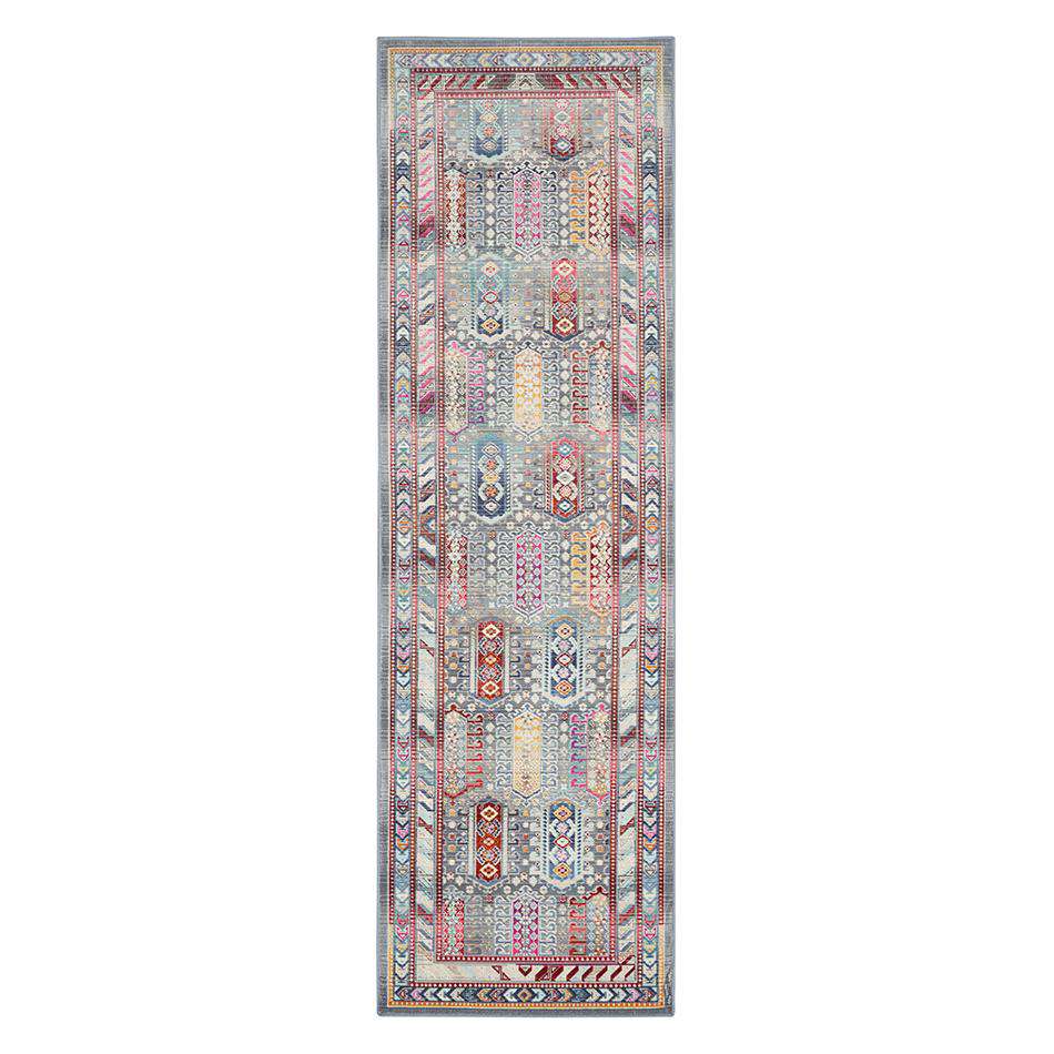 Vintage Kashan VKA06 Grey Multi Runner - Image 2