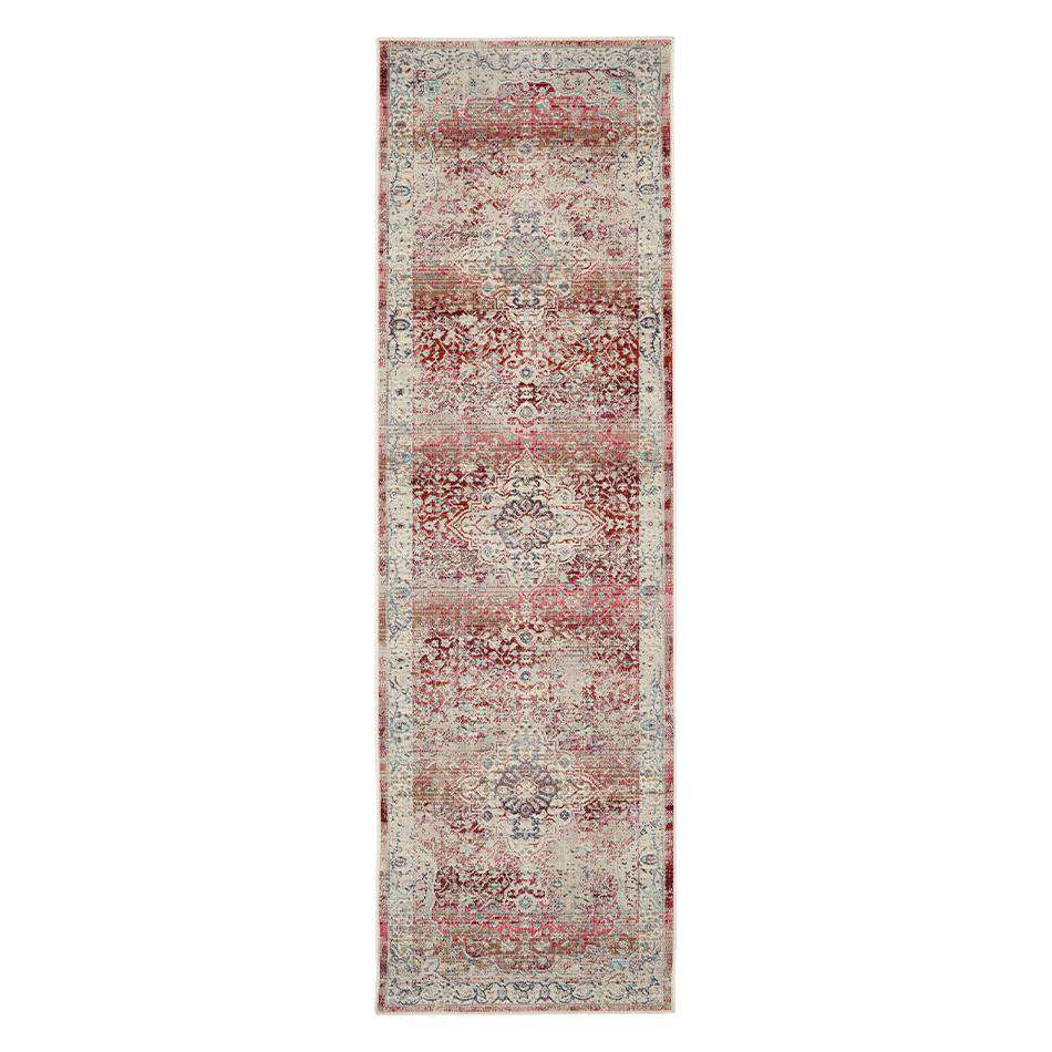 Vintage Kashan VKA07 Red Ivory Runner - Image 2