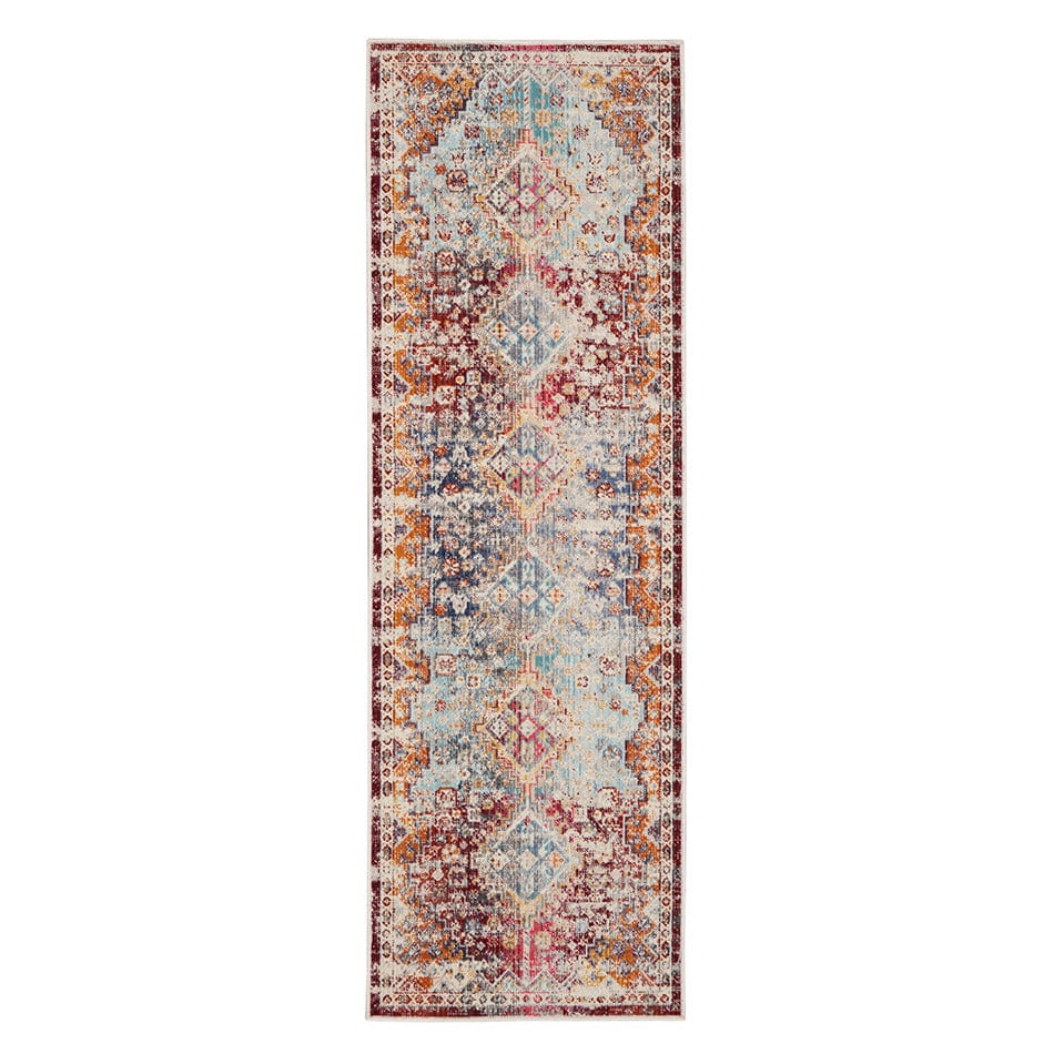 Vintage Kashan VKA09 Multicolour Runner - Image 2