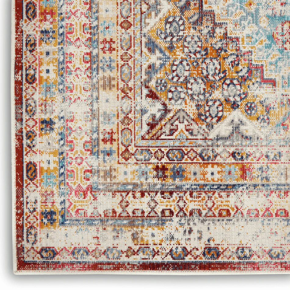 Vintage Kashan VKA09 Multi - Image 9