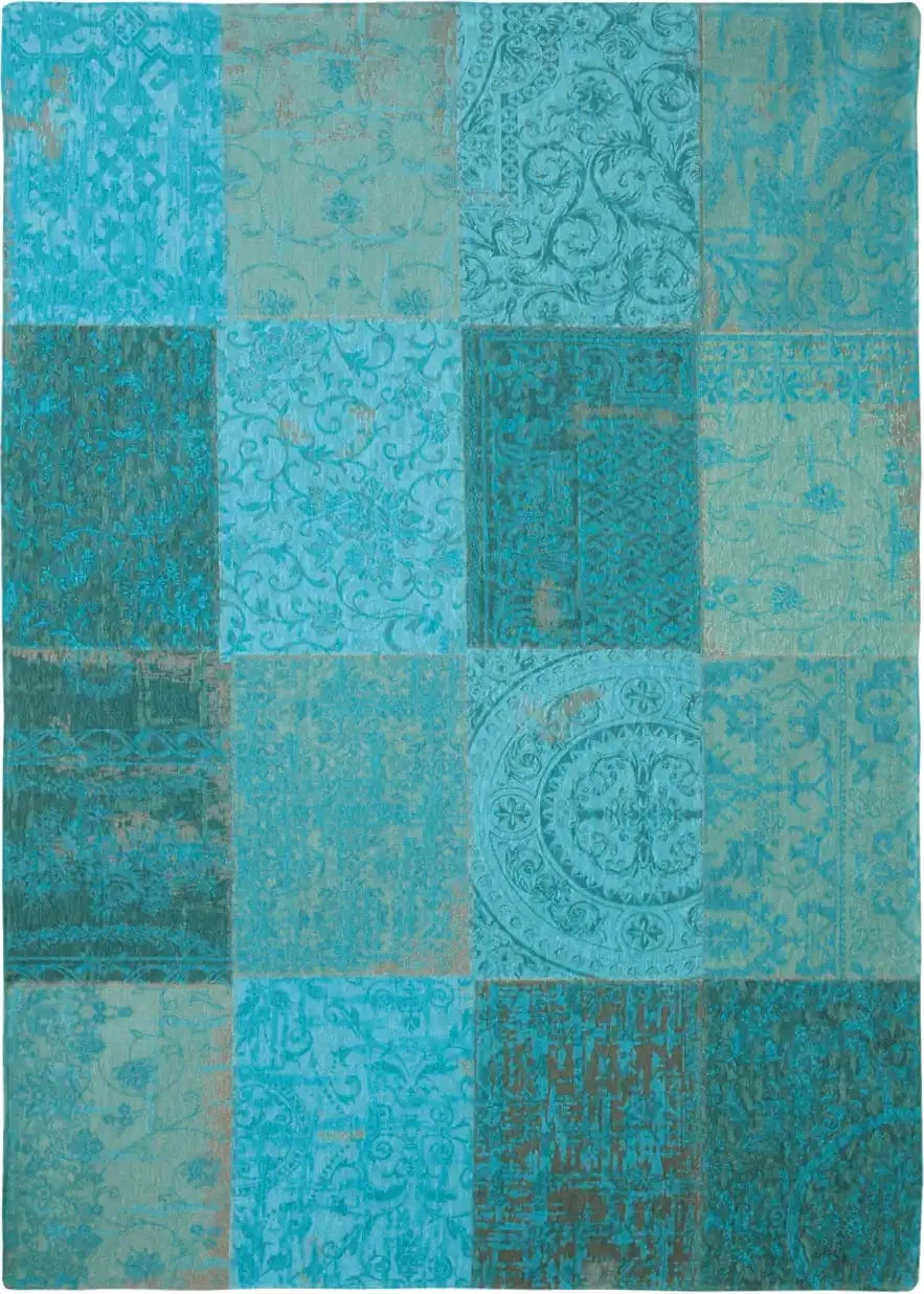 Vintage 8015 Azure Blue Rugs - Image 3