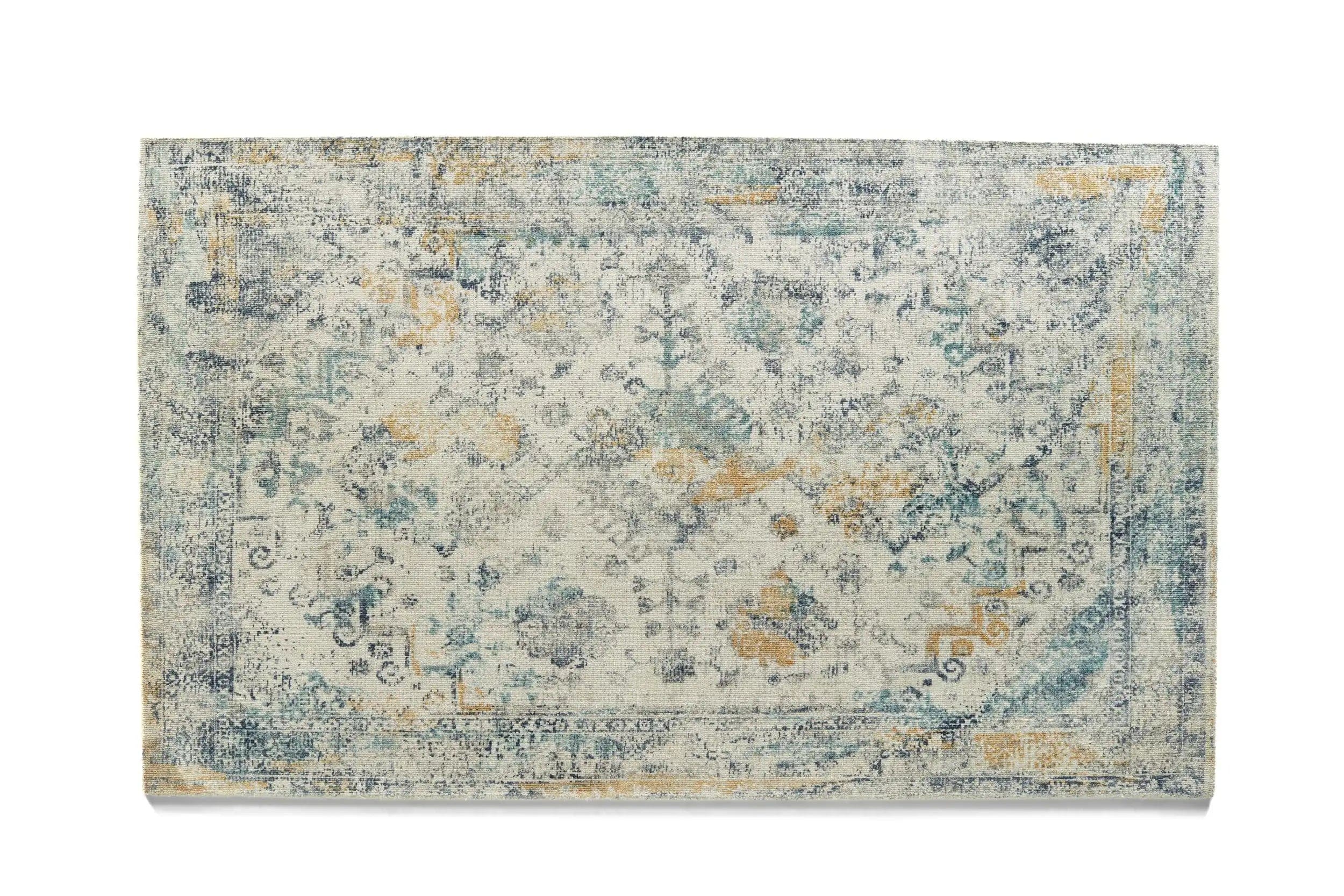 Vogue Blue Ochre Rug - Image 5