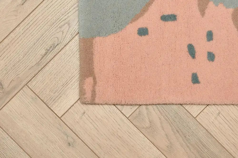 Woven Edge Runners ABSTRACT Pink/Multi - Image 3